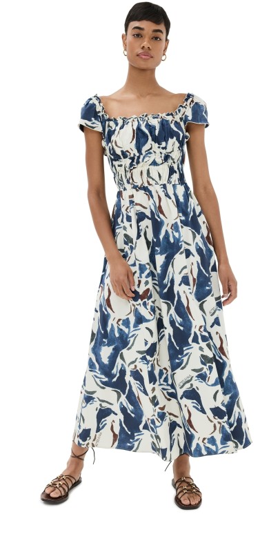 Altuzarra Lily Dress Berry Blue