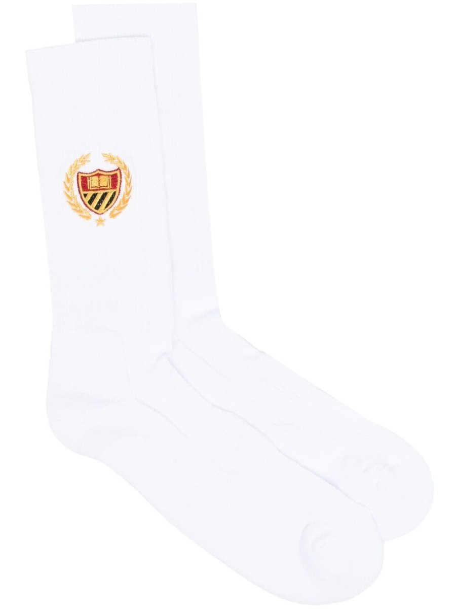 embroidered-logo socks