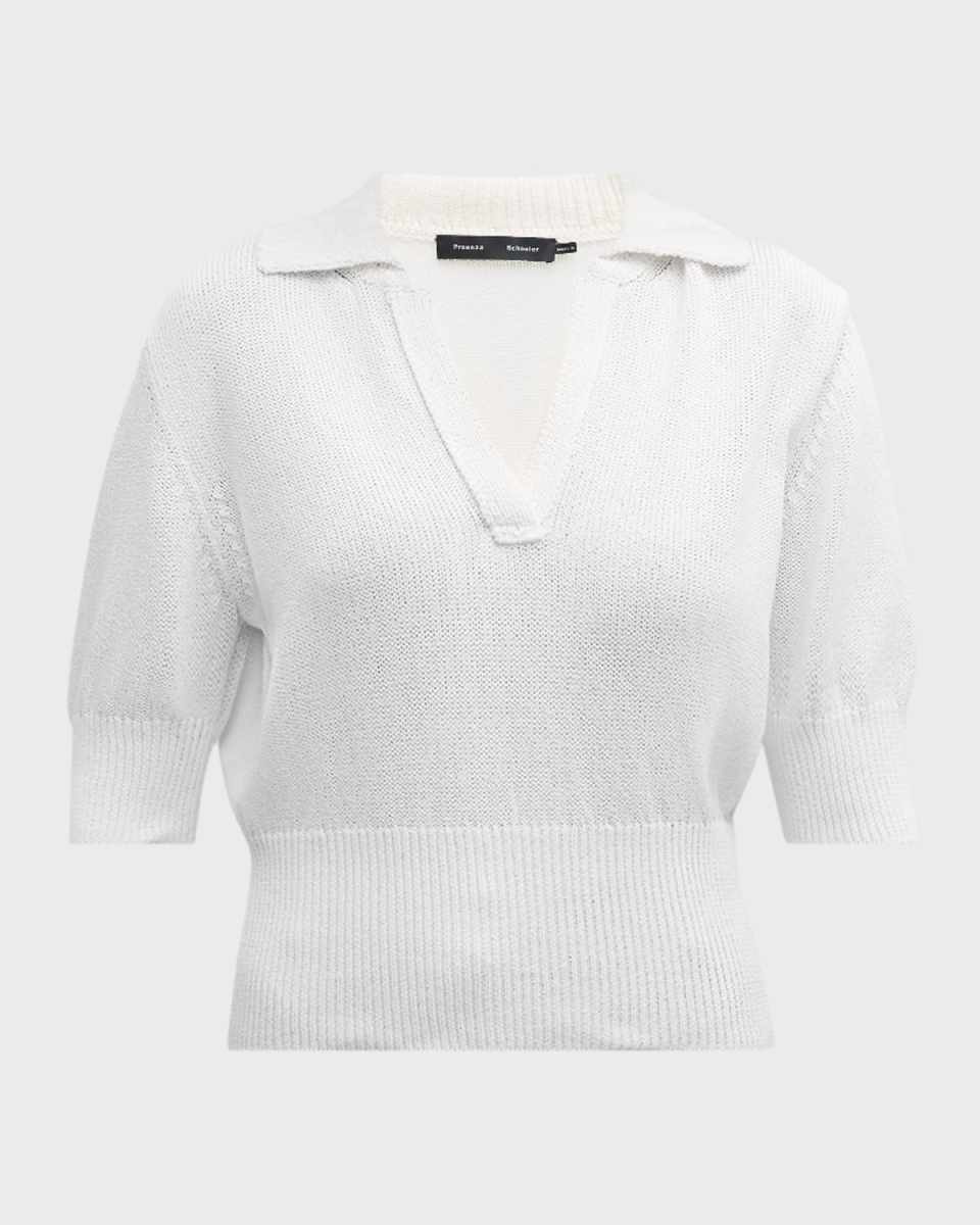 Reeve Knit Polo Top