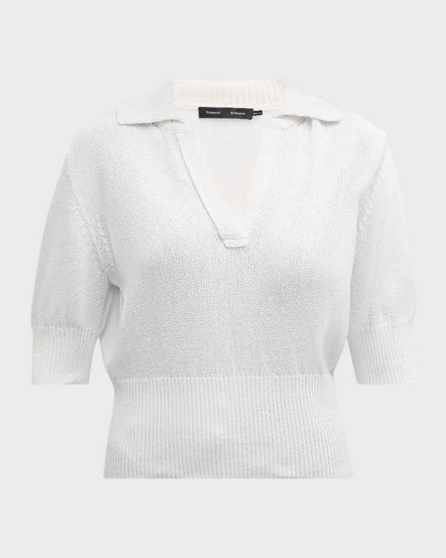 Reeve Knit Polo Top