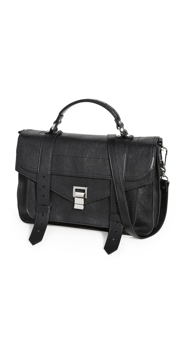 Proenza Schouler PS1 Medium Satchel Black