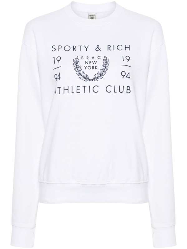 SRAC logo-print cotton sweatshirt