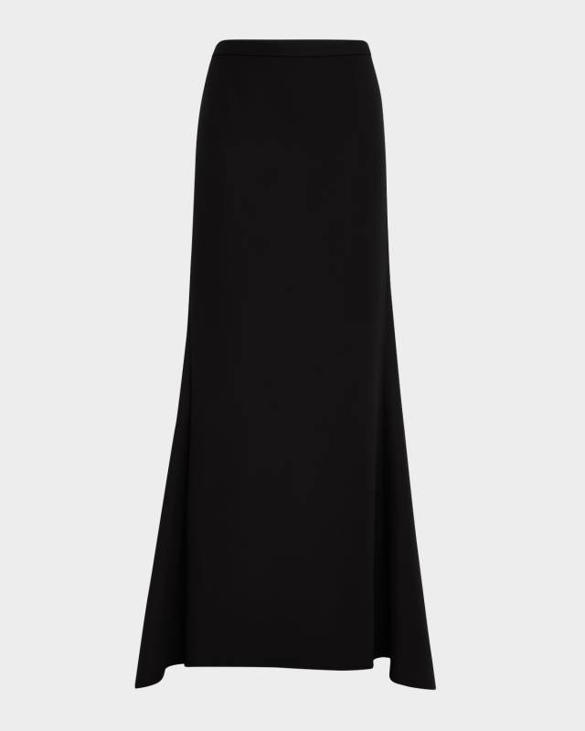A-Line Maxi Skirt with Train