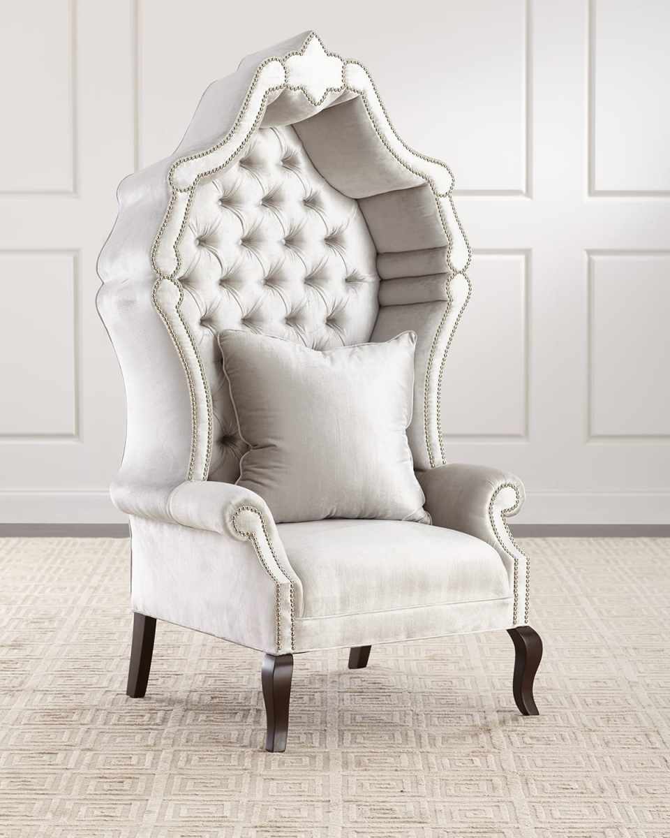 Antoinette Hooded Hostess Chair