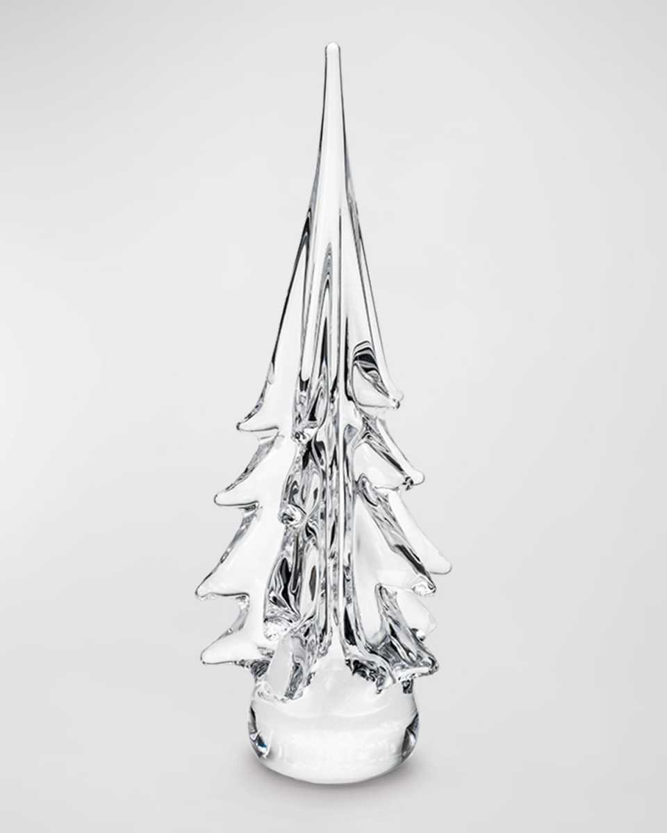 Spruce Evergreen 14" Glass Decor