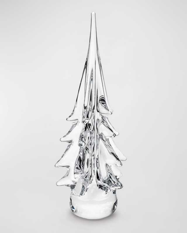 Spruce Evergreen 14" Glass Decor