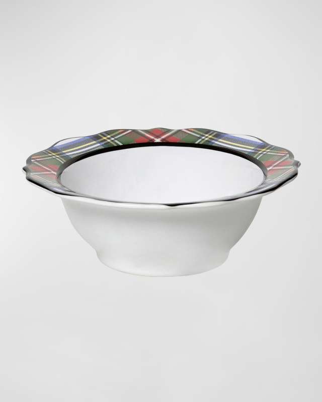 Stewart Tartan Cereal/Ice Cream Bowl