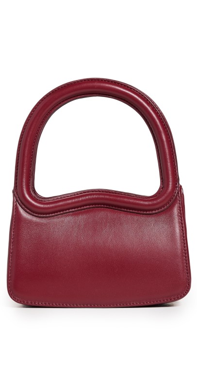 Reformation Mini Monica Bag Cremisi Leather