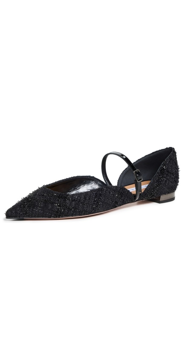 Aquazzura Bellezza Flats Black