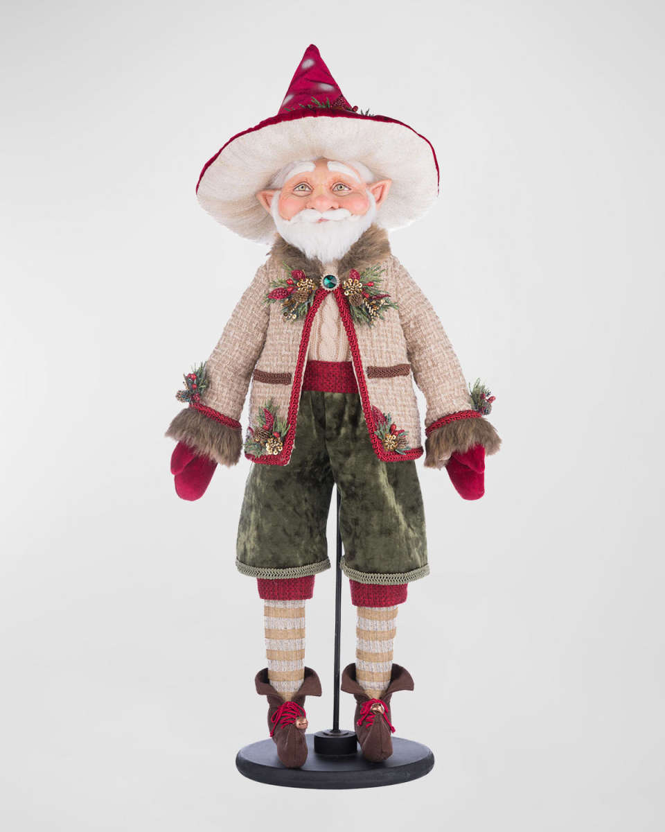 William Woodear Elf Christmas Figure, 29"