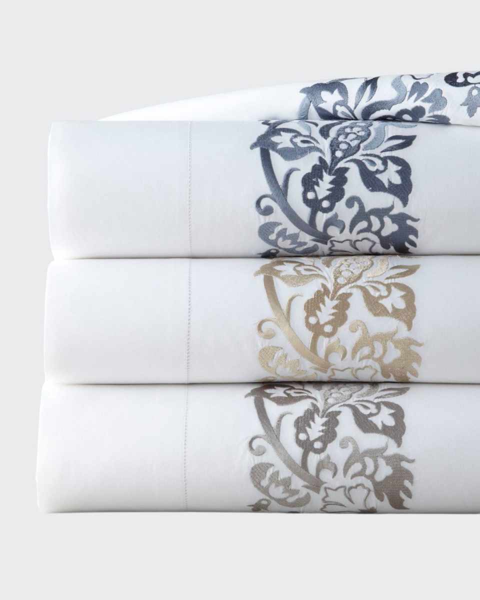 Saxon Standard Embroidered Pillowcase Pai