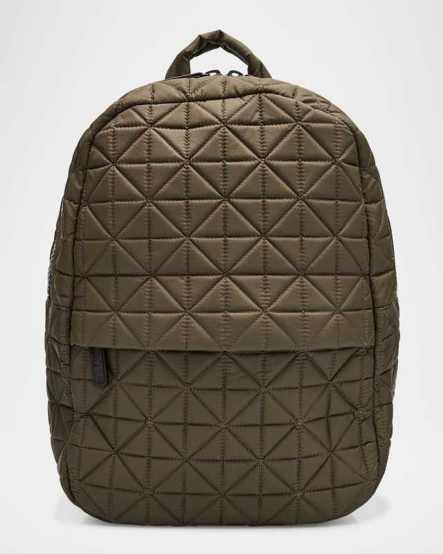 Recycled Nylon & Vegan Leather Backpack