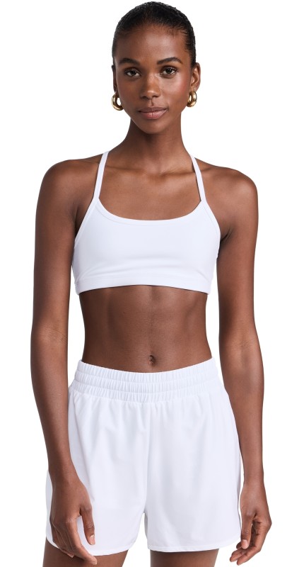Beyond Yoga Spacedye Slim Racerback Bra Cloud White