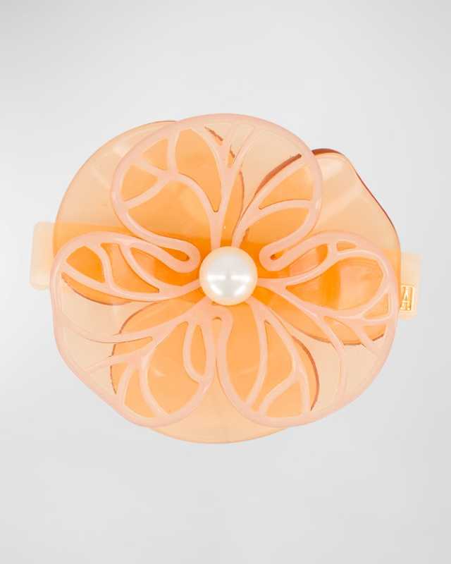 Pearly Flower Barrette
