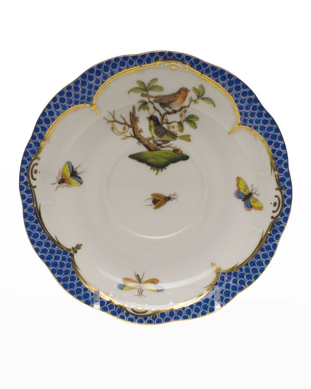 Rothschild Blue Motif 03 Tea Saucer