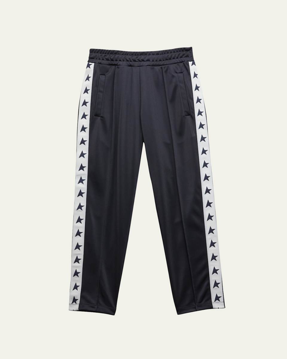 Boy's Star Tapered Joggers, Size 4-10