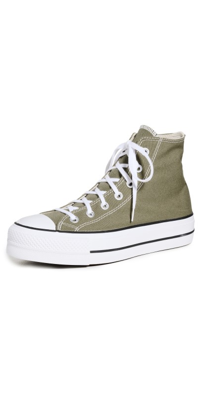 Converse Chuck Taylor All Star Lift Sneakers Mossy Sloth/White/Black