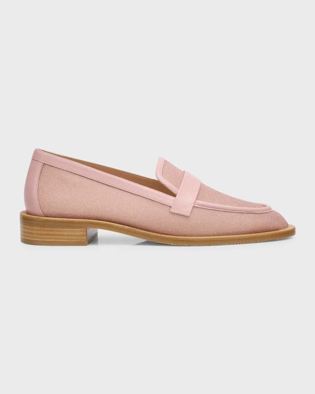 Palmer Shimmer Mesh Slip-On Loafers
