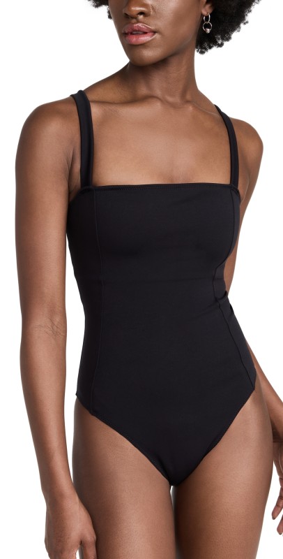 Good American Sculpt Corset One Piece Black001