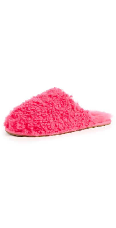 UGG Maxi Curly Slides Pink Glow