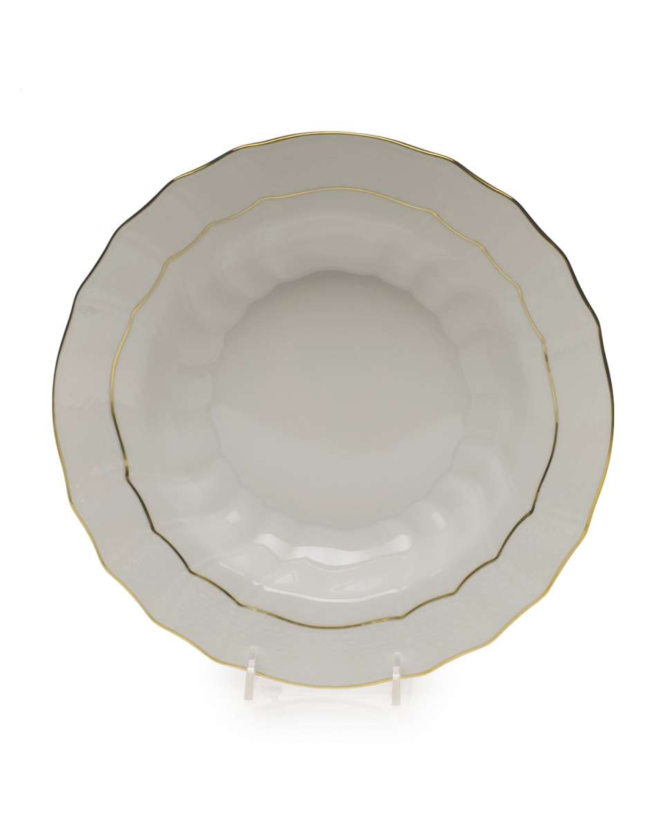 Golden Edge Soup Bowl, Large