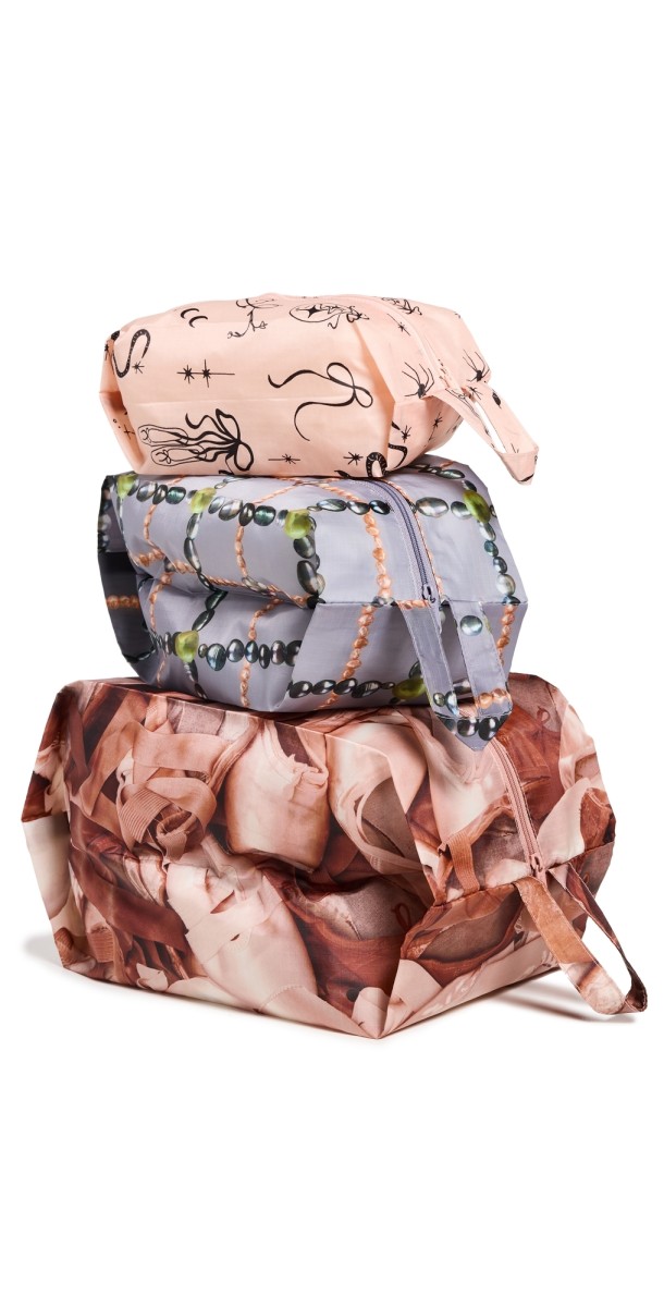 BAGGU 3D Zip Set Ballet Icons