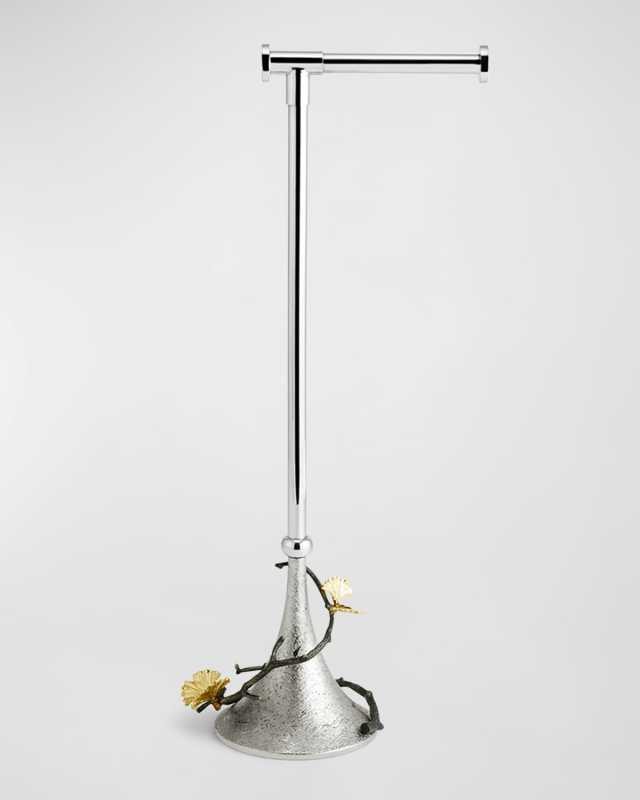 Butterfly Ginkgo Toilet Paper Stand