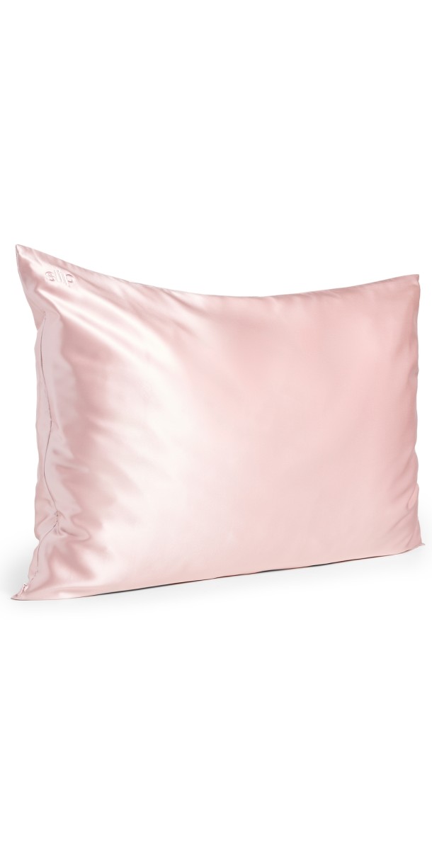 Slip Slipsilk Pure Silk Queen Pillowcase Pink