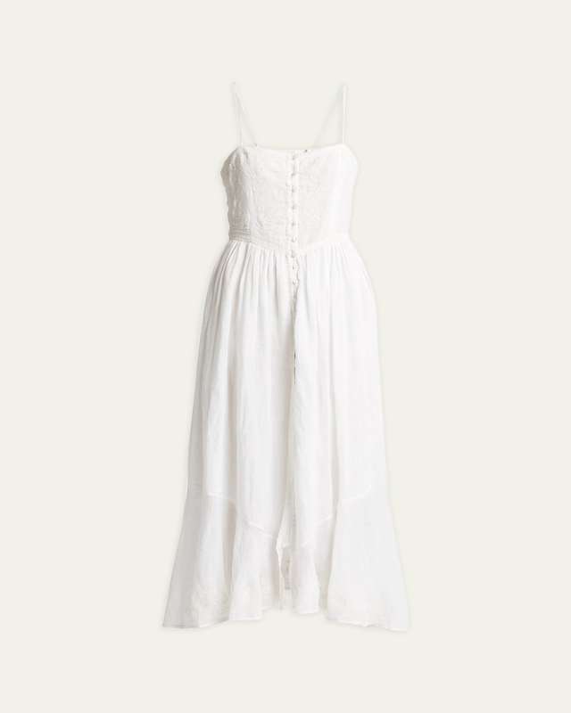 Erika Embroidered Sleeveless Maxi Dress
