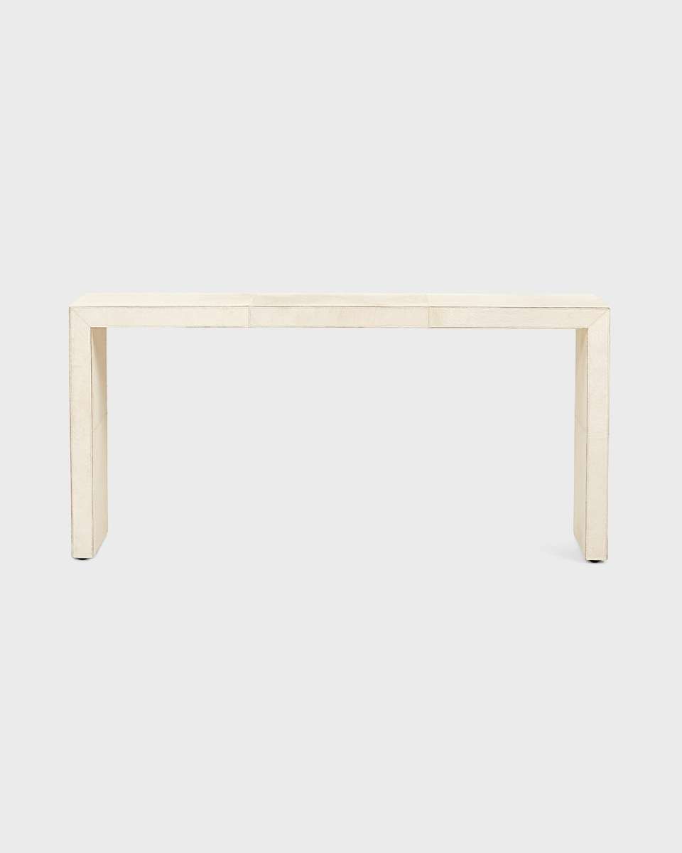 Seward Hair on Hide Wrapped Console Table