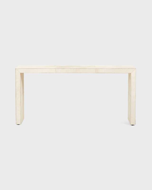 Seward Hair on Hide Wrapped Console Table