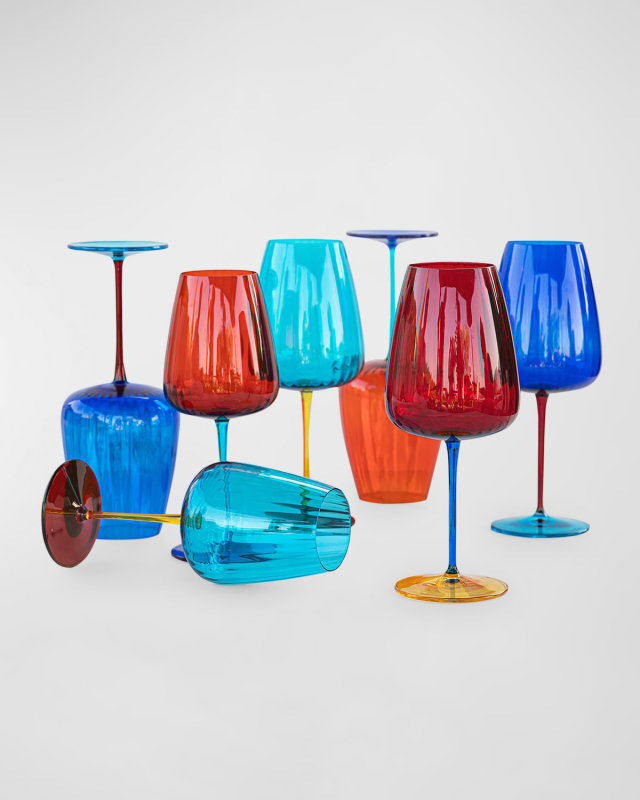 Pompidou Multicolor Wine Glass, 18 oz