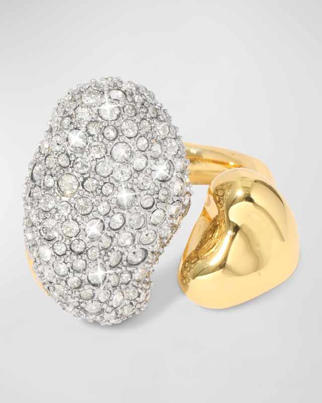Solanales Crystal Pebble Ring