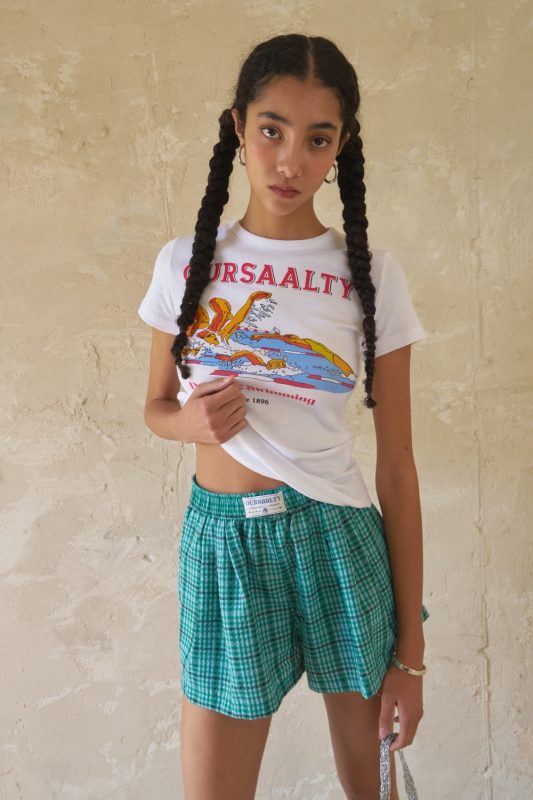OURSAALTY Swimmer Rib T-Shirt