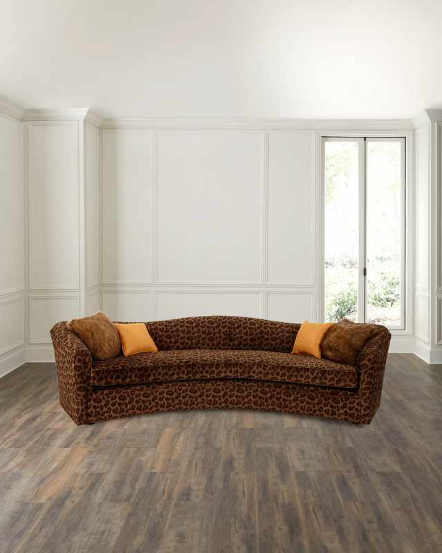 Kylee Leopard Sofa, 126