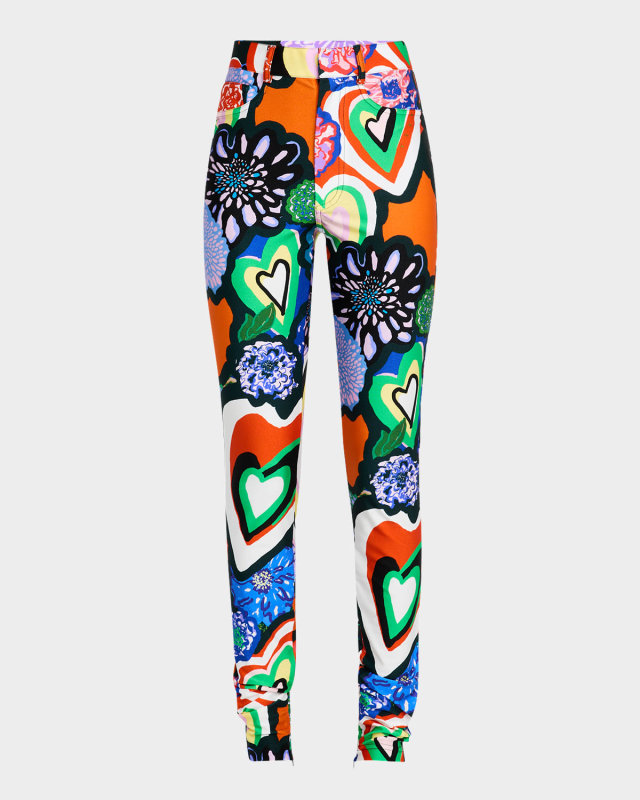Heart Print Leggings