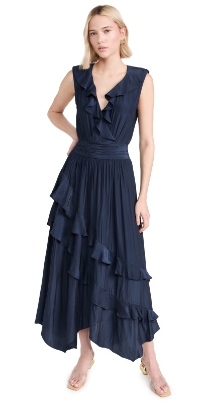 Ramy Brook Hadlee Dress Navy