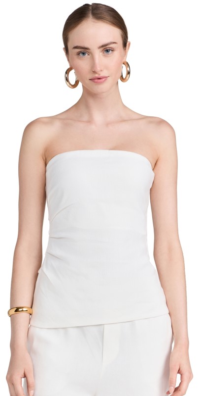 SIR. Dorian Pleated Top Ivory