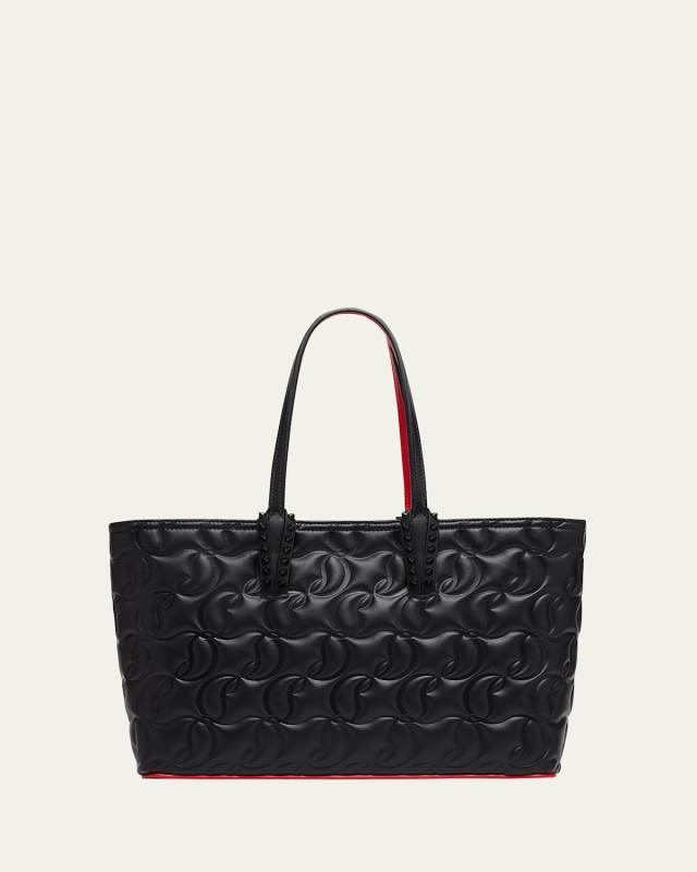 Cabata Small Tote in CL Embossed Nappa Leather