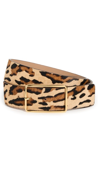 B-Low The Belt Milla Calf Hair Belt Leopard Gold
