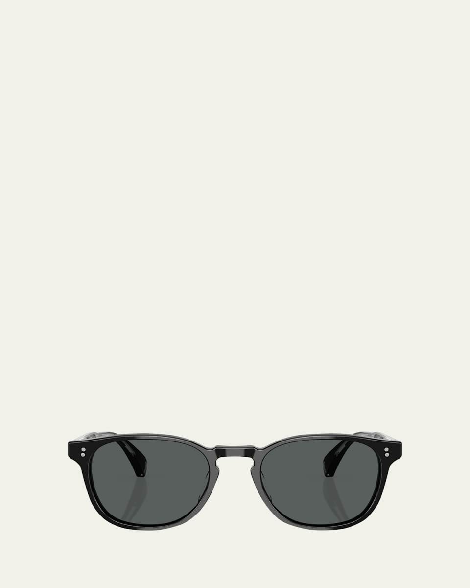 Ov5298su Polarized Round Acetate Sunglasses
