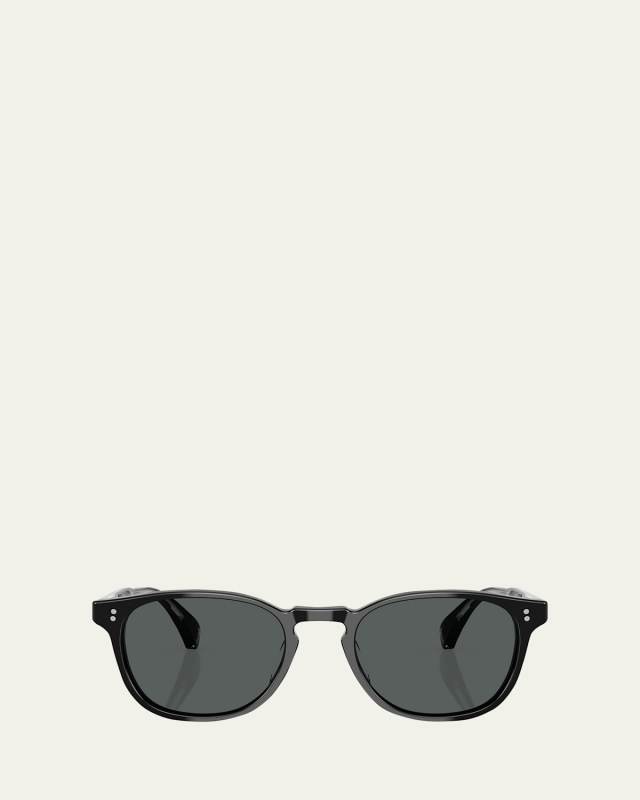Ov5298su Polarized Round Acetate Sunglasses