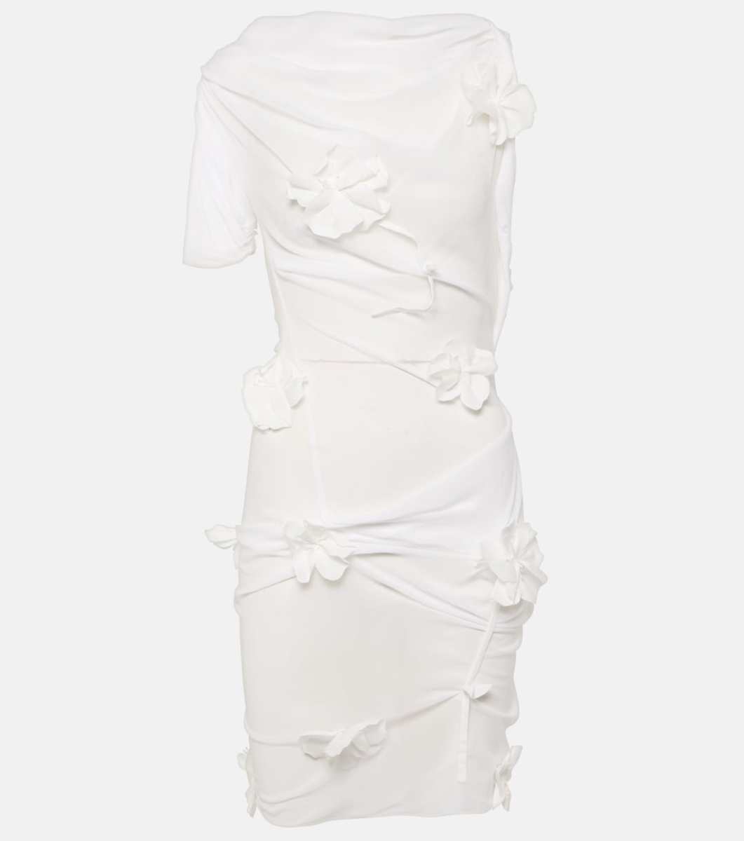 Jacquemus La Mini Robe Bocciolo silk-blend minidress