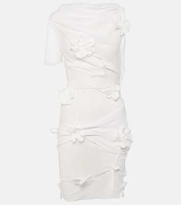 Jacquemus La Mini Robe Bocciolo silk-blend minidress