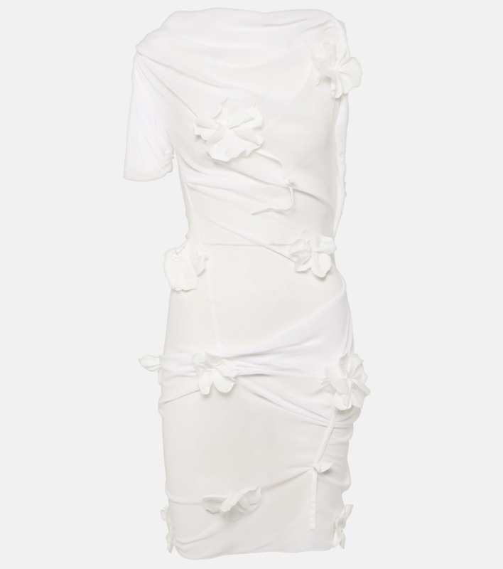 Jacquemus La Mini Robe Bocciolo silk-blend minidress