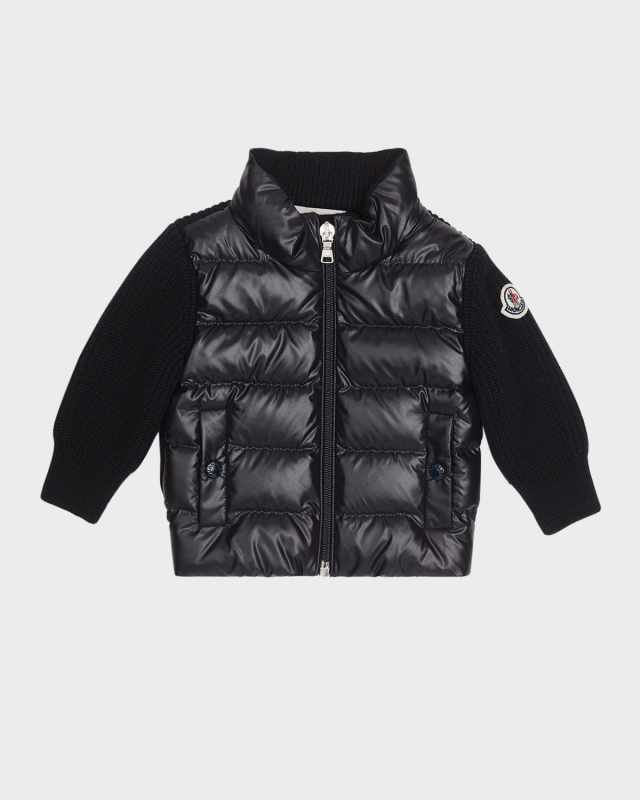 Boy's Puffer Combo Jacket, Size 6M-3