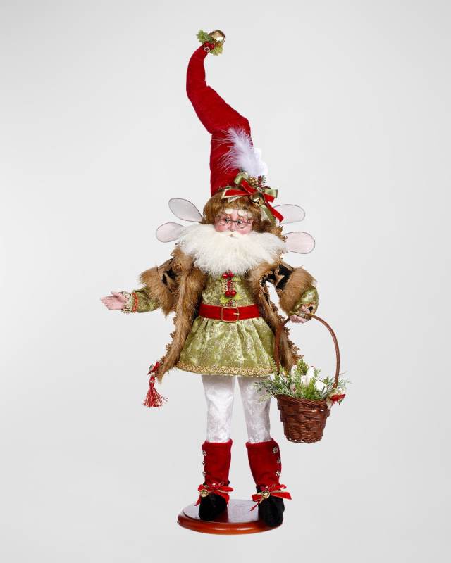 3 French Hens Fairy on Base, 21"