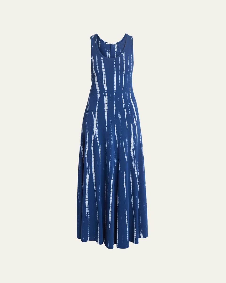 Nikki Tie-Dye A-Line Maxi Dress