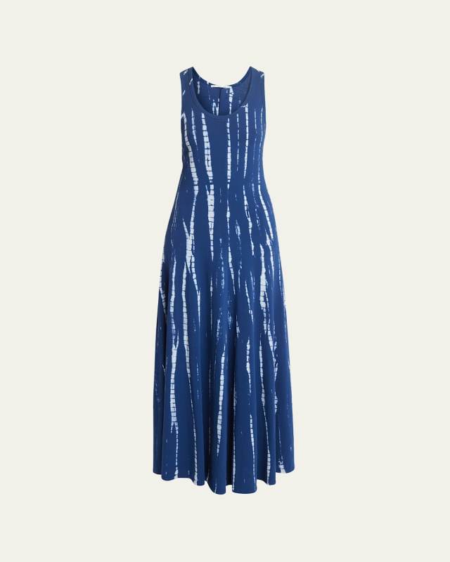Nikki Tie-Dye A-Line Maxi Dress
