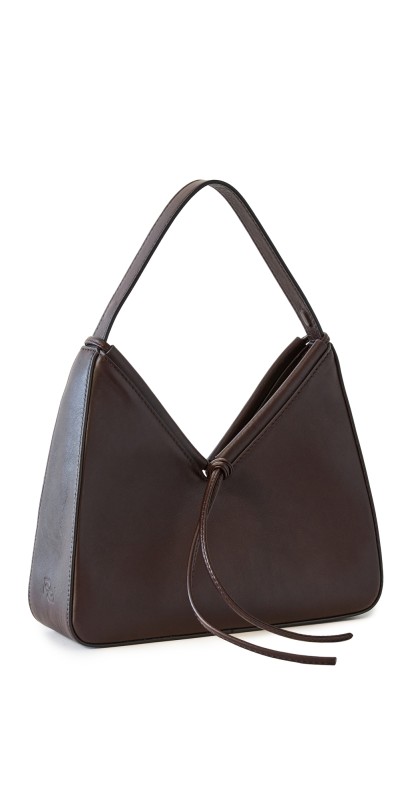 Reformation Medium Chiara Shoulder Bag Tobacco